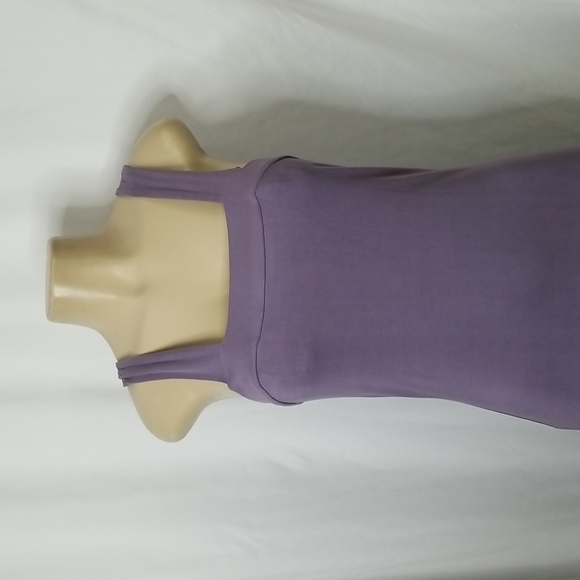 BYRN WALKER ASYMMETRICAL TANK DRESS IN PURPLE SIZE SMALL - Picture 2 of 8